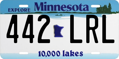 MN license plate 442LRL