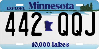 MN license plate 442QQJ