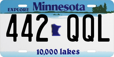 MN license plate 442QQL