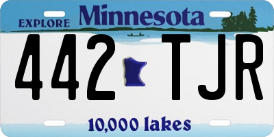 MN license plate 442TJR