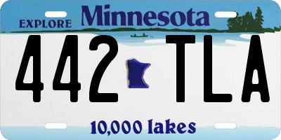MN license plate 442TLA