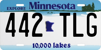 MN license plate 442TLG