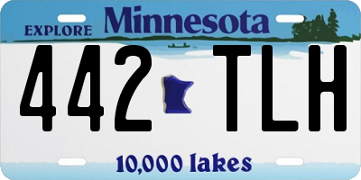 MN license plate 442TLH