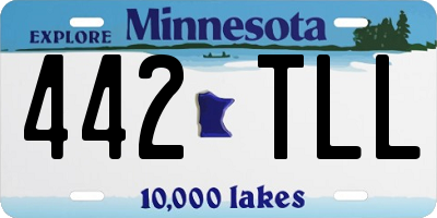 MN license plate 442TLL