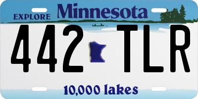 MN license plate 442TLR