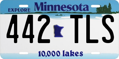 MN license plate 442TLS