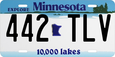 MN license plate 442TLV