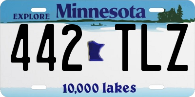 MN license plate 442TLZ