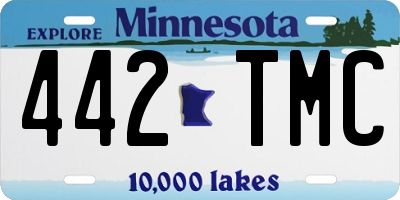 MN license plate 442TMC