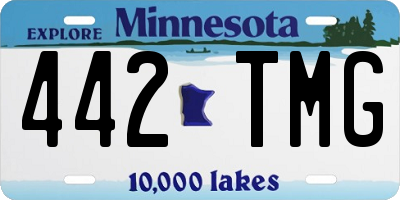 MN license plate 442TMG