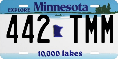 MN license plate 442TMM