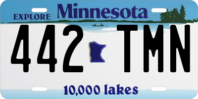 MN license plate 442TMN