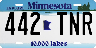 MN license plate 442TNR