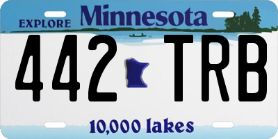 MN license plate 442TRB