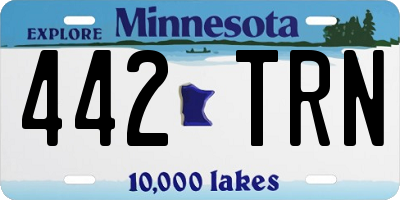 MN license plate 442TRN
