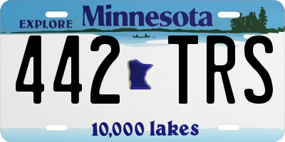 MN license plate 442TRS