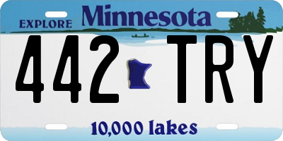 MN license plate 442TRY