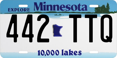 MN license plate 442TTQ