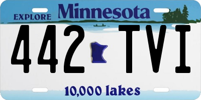 MN license plate 442TVI