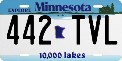 MN license plate 442TVL