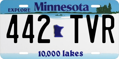 MN license plate 442TVR