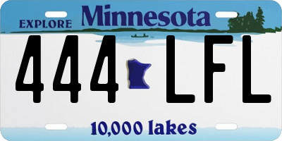MN license plate 444LFL