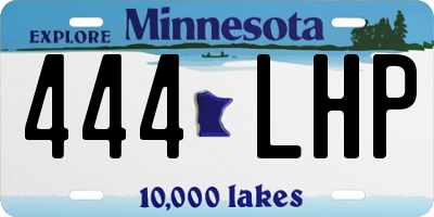 MN license plate 444LHP