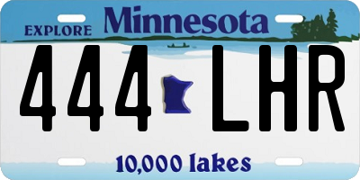 MN license plate 444LHR