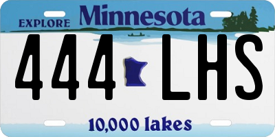MN license plate 444LHS