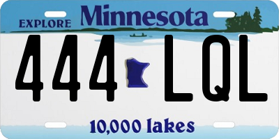 MN license plate 444LQL