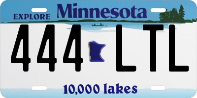 MN license plate 444LTL