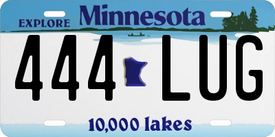 MN license plate 444LUG