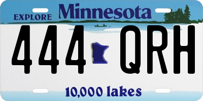 MN license plate 444QRH
