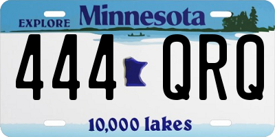 MN license plate 444QRQ