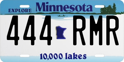 MN license plate 444RMR