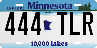 MN license plate 444TLR