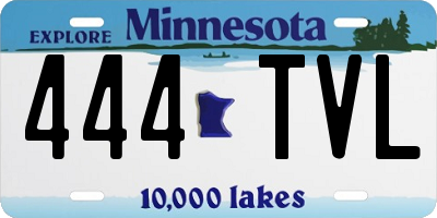 MN license plate 444TVL
