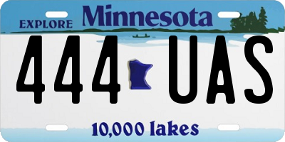 MN license plate 444UAS