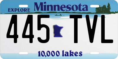 MN license plate 445TVL