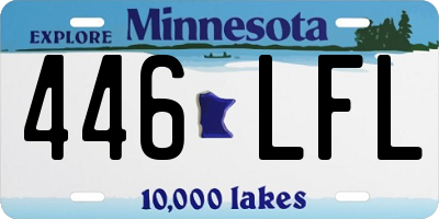 MN license plate 446LFL