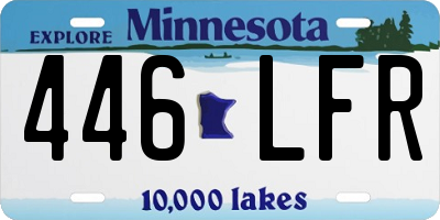 MN license plate 446LFR