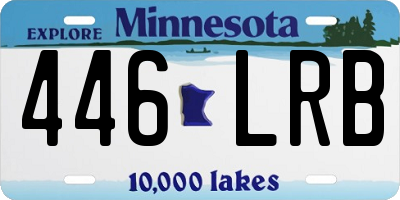 MN license plate 446LRB