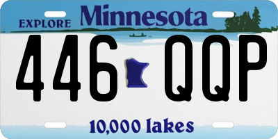 MN license plate 446QQP