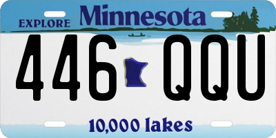 MN license plate 446QQU