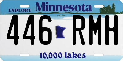 MN license plate 446RMH