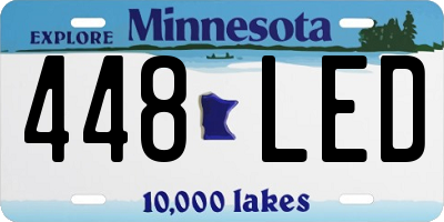 MN license plate 448LED