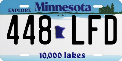 MN license plate 448LFD