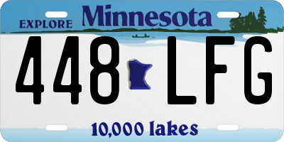 MN license plate 448LFG