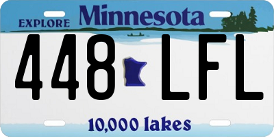 MN license plate 448LFL