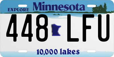 MN license plate 448LFU